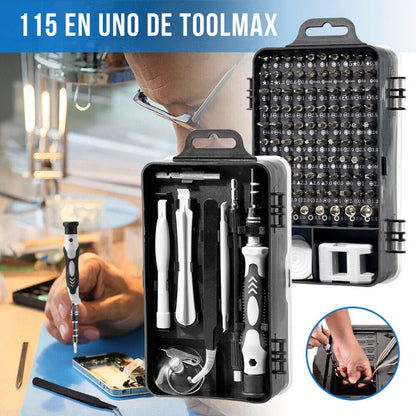 TOOLMAX® Exclusivo Kit De Destornillador 115 en 1